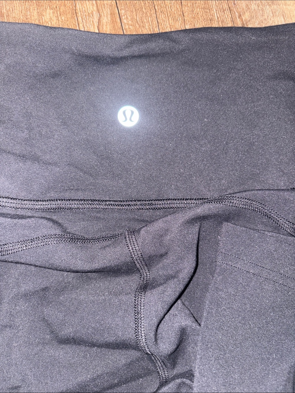 lululemon athletica Black Wide-Leg Yoga Pants